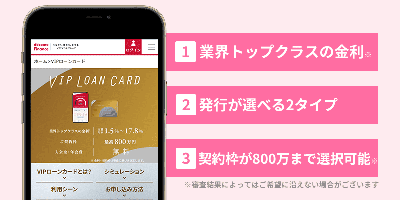 VIPローンカードオリジナル商標画像