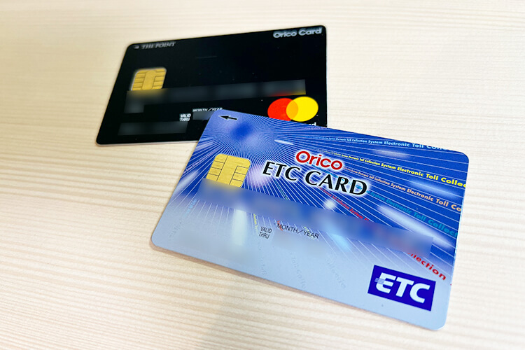 ETCカードとオリコカード